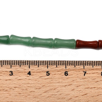 Natural Rose Quartz & Green Aventurine & Red Jasper & Indian Agate & Quartz Crystal Beads Strands G-F801-D-01-1