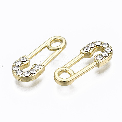 Alloy Crystal Rhinestone Pendants PALLOY-T067-193LG-RS-1