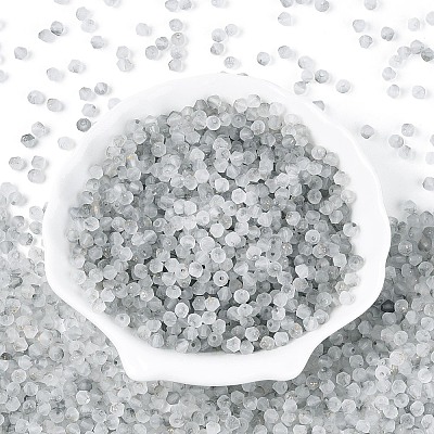 Frosted Glass Seed Beads SEED-N012-01L-1