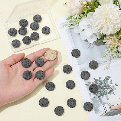 24Pcs Unwaxed Natural Lava Rock Beads G-PA0002-11A-1