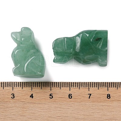 Natural Green Aventurine Carved Healing Figurines G-B062-03C-1
