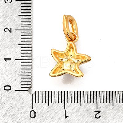 Brass Micro Pave Cubic Zirconia Pendants LS-KK-S517-01A-G-1
