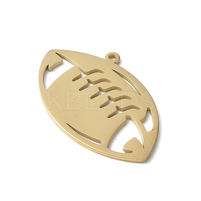 304 Stainless Steel Pendants STAS-E501-10G-1