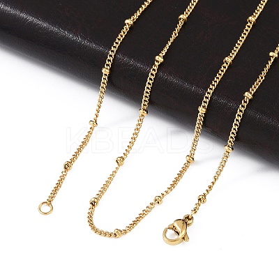 304 Stainless Steel Chain Necklaces X-MAK-L015-40G-1