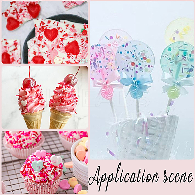 Valentine's Day Lip Handmade Polymer Clay Cabochons CLAY-SC0001-97B-1