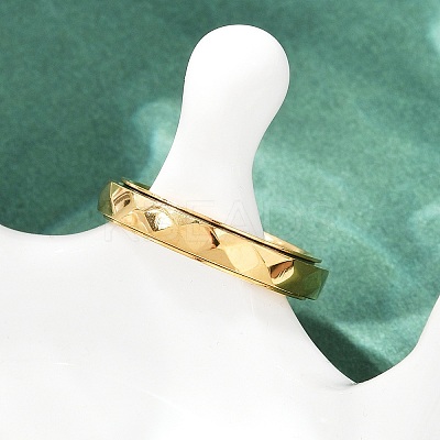 304 Stainless Steel Enamel Rotating Finger Rings RJEW-A074-04G-1