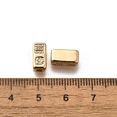 Brass Beads KK-K378-71G-1