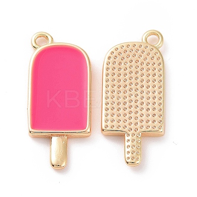 Brass Enamel Pendants KK-A168-16-04G-1