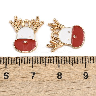 Christmas Theme Alloy Enamel Pendants FIND-I065-02H-KCG-1