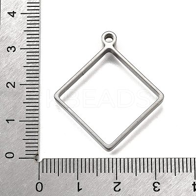 304 Stainless Steel Pendants STAS-S181-01P-K-1