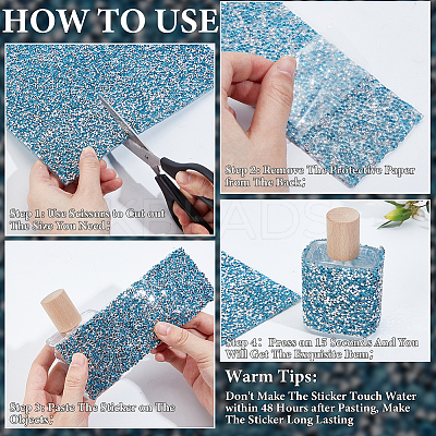 Self-adhesion Resin Rhinesatone Hotfix Rhinestone DIY-WH20031-053B-1