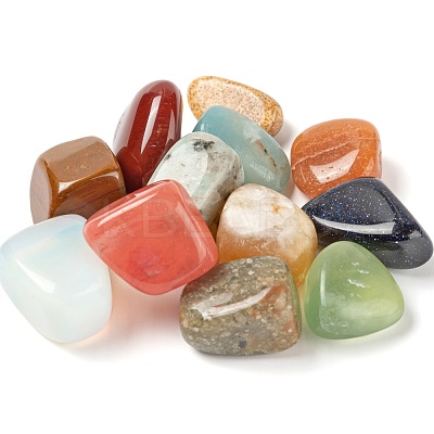 12Pcs 12 Style Natural & Synthetic Gemstone Beads G-FS0001-69-1