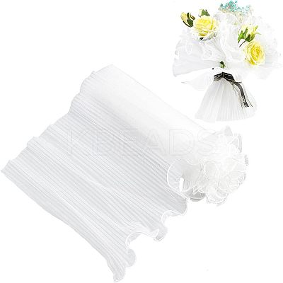 2Bags Pleated Gauze Yarn Flower Bouquets Wrapping Packaging OP-NB0001-13B-1