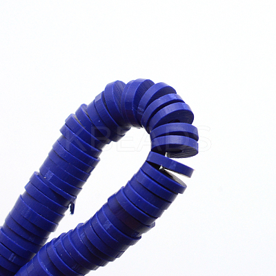 Handmade Polymer Clay Heishi Beads X-CLAY-R067-8.0mm-09-1