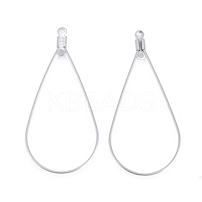 Tarnish Resistant 304 Stainless Steel Wire Pendants STAS-L238-073P-1