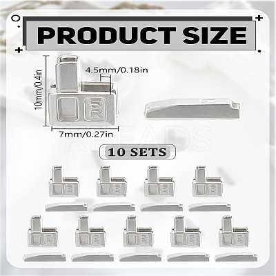 10 Sets Clothing Accessories FIND-LP0001-98P-1