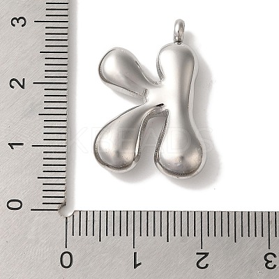 Non-Tarnish 304 Stainless Steel Pendants STAS-M017-08P-11-1