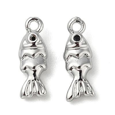 Brass Micro Pave Cubic Zirconia Pendants KK-U045-14P-1