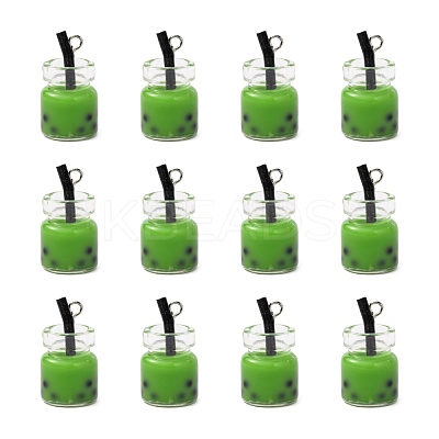 Glass Bottle Pendants X-CRES-S359-01H-1
