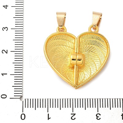 Alloy Enamel Split Pendants STAS-M114-05G-1