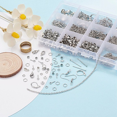 Metal Jewelry Findings Sets DIY-YW0001-23P-1