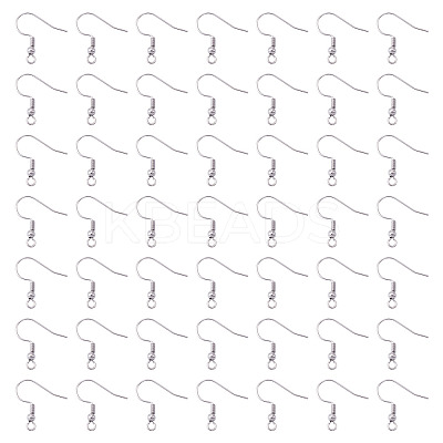 1000Pcs 304 Stainless Steel Earring Hooks STAS-TA0002-16-1