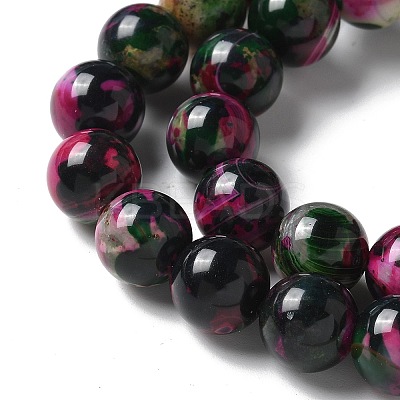 Natural Agate Beads Strands G-NH0001-G12-01-1