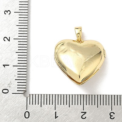 Brass Micro Pave Cubic Zirconia Locket Pendants LS-KK-F905-05G-01-1