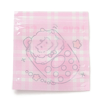 Square Plastic Packaging Resealable Bags OPP-K001-04C-1