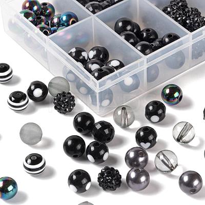 160Pcs 10 Style Opaque & Transparent SACR-LS0001-02A-1