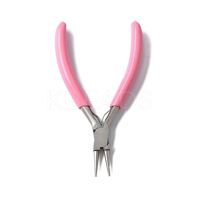 65# Steel Round Nose Pliers with Plastic Handles TOOL-Z002-02-1