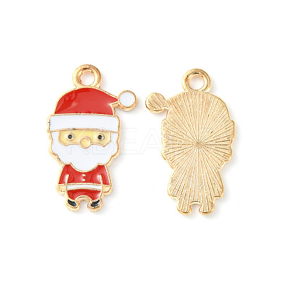 Christmas Alloy Enamel Pendants ENAM-D047-10LG-04-1