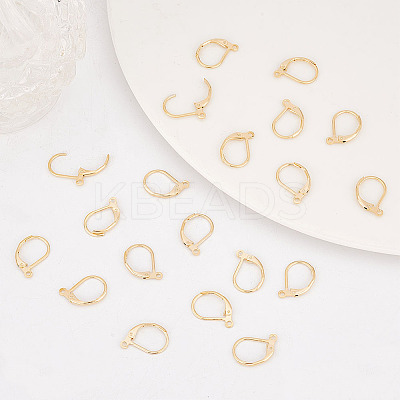 30Pcs Brass Leverback Earring Findings KK-AR0002-80-1