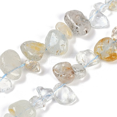 Natural Topaz Nuggets Beads Strands G-B125-A16-01-1