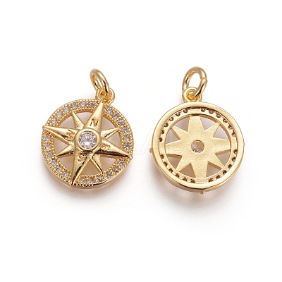 Brass Pendants X-KK-I656-16G-1