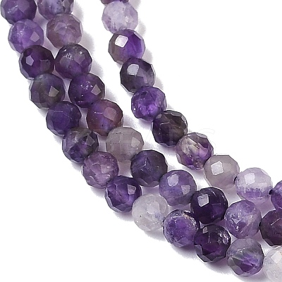 Natural Amethyst Beads Strands X-G-A252-A03-01-1