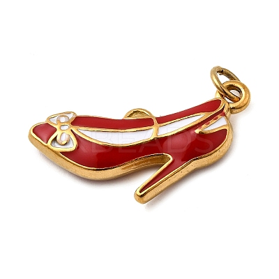 304 Stainless Steel Enamel Pendants STAS-B097-12G-1