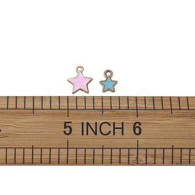 Alloy & Brass Enamel Charm Sets ENAM-TA0001-10-1