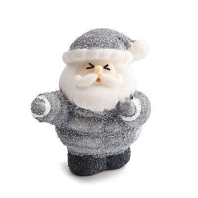 Christmas Theme Resin Figurine Statues for Home Office Desktop Decoration DJEW-M017-02F-02-1