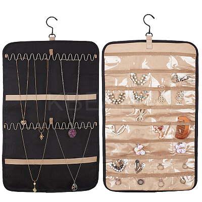 Non-Woven Jewelry Organizer Hanging Bag AJEW-WH0419-43-1
