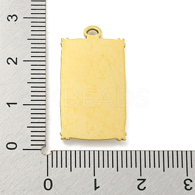 Real 18K Gold Plated PVD Vacuum Plating 304 Stainless Steel Pendants STAS-L278-012G-02-1