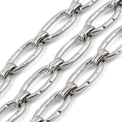 Non-Tarnish 304 Stainless Steel Link Chains CHS-A013-04P-01-1