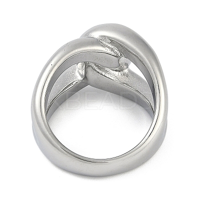 304 Stainless Steel Finger Rings RJEW-D083-15P-01-1