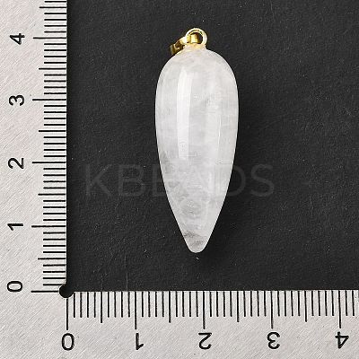 Natural & Synthetic Gemstone Pointed Pendants G-F705-01G-1