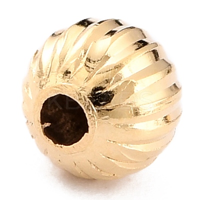 Long-Lasting Plated Brass Beads KK-O133-001C-G-1