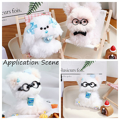 Polyester Plush Sticks DIY-Z031-03G-1