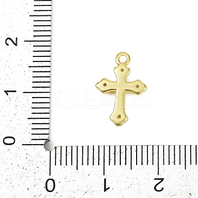 Brass Micro Pave Clear Cubic Zirconia Pendants KK-L238-13G-1