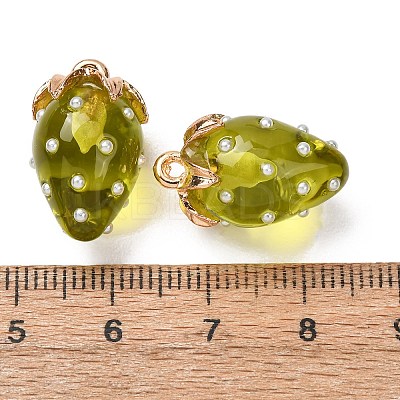 Resin Pendants FIND-C096-01G-1