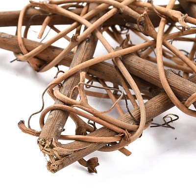 Star Shape Rattan Vine Wreath Garland Decoration DIY-B022-03A-1