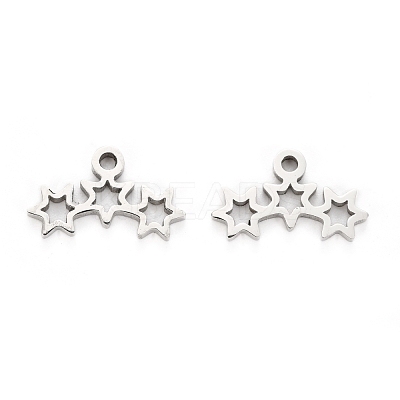 Tarnish Resistant 304 Stainless Steel Charms STAS-I151-12P-1